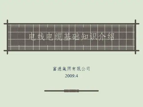 《电线电缆介绍》PPT课件