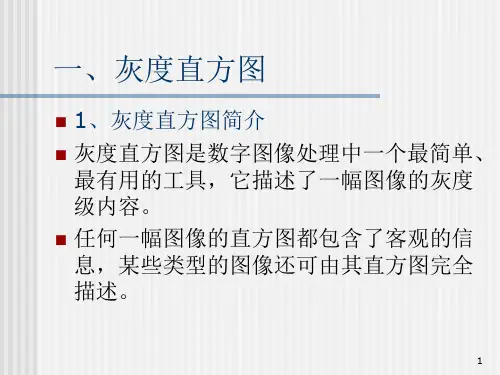 图像的直方图修正和增强
