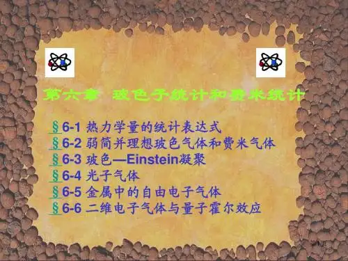 热力学统计第六章