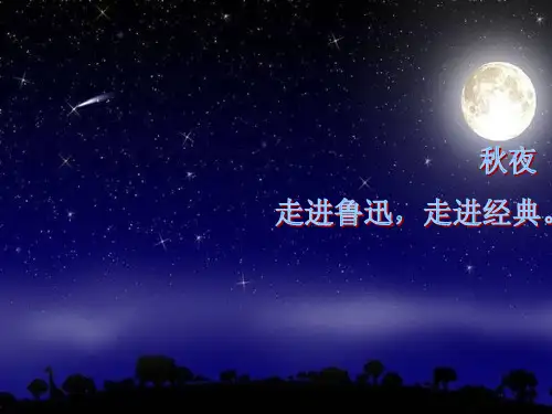 《秋夜》鲁迅赏析