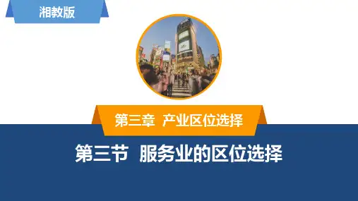 《服务业的区位选择》产业区位选择PPT优秀教学课件