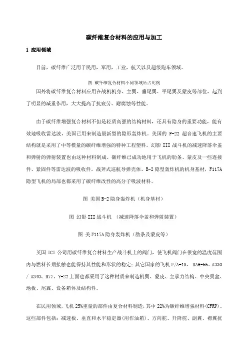 碳纤维复合材料的应用与机械加工