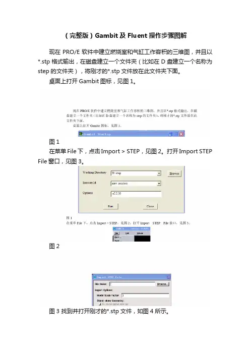 （完整版）Gambit及Fluent操作步骤图解