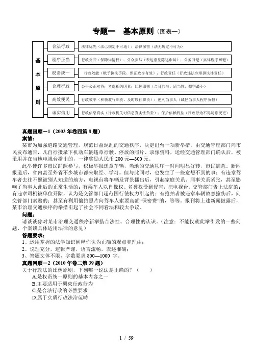 实体法先修班行政法讲义徐金桂