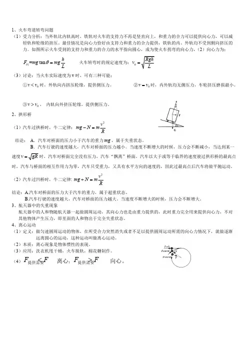 (完整)高中物理必修二第五章曲线运动知识点总结(2),推荐文档