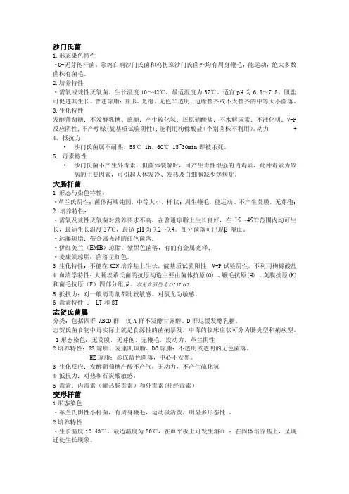 沙门氏菌——精选推荐