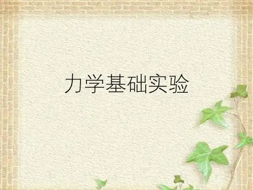 2022-2023年高考物理一轮复习 力学基础实验课件(重点难点易错点核心热点经典考点)