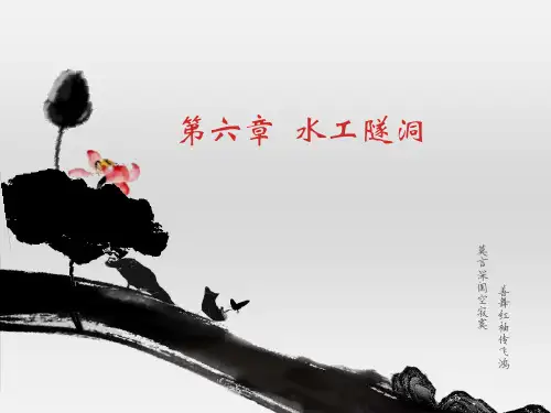 水工建筑物第六章 水工隧洞