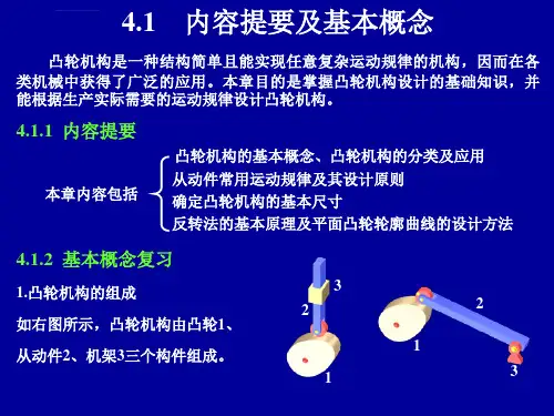 凸轮机构及其设计ppt课件