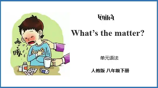 Unit 1 单元语法精讲(should的用法和反身代词)八年级英语下册单元核心知识点复习(人教版)