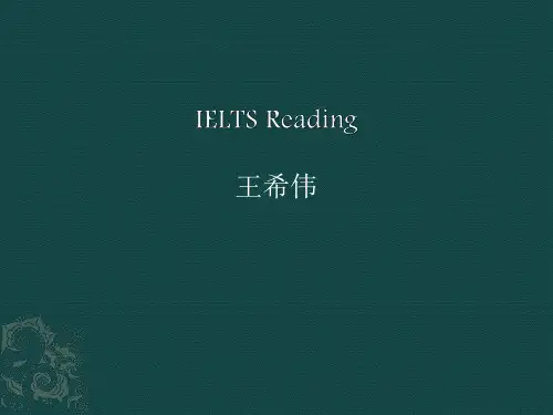 雅思阅读matching