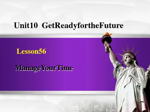 冀教版九年级下册英语Unit 10 Get Ready for the Lesson 56 授课课件