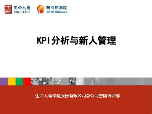 新人KPI数据分析ppt课件