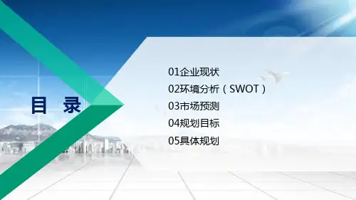 企业五年发展整体规划内容完整课件