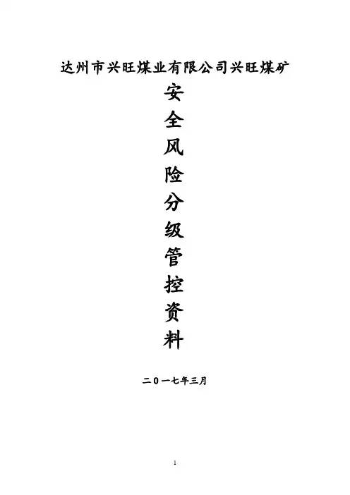 煤矿安全风险分级管控(全部资料)(新)
