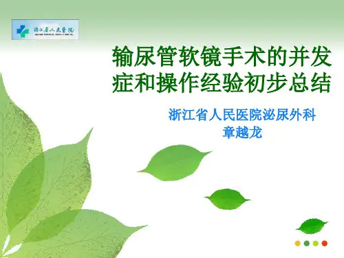 输尿管软镜手术的并发症和操作