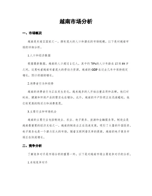 越南市场分析