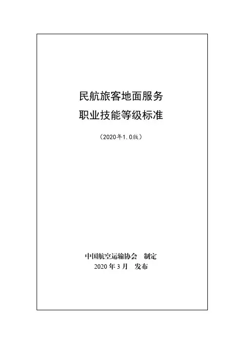 民航旅客地面服务
