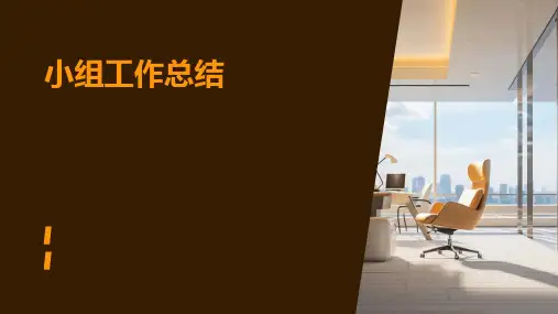小组工作总结PPT