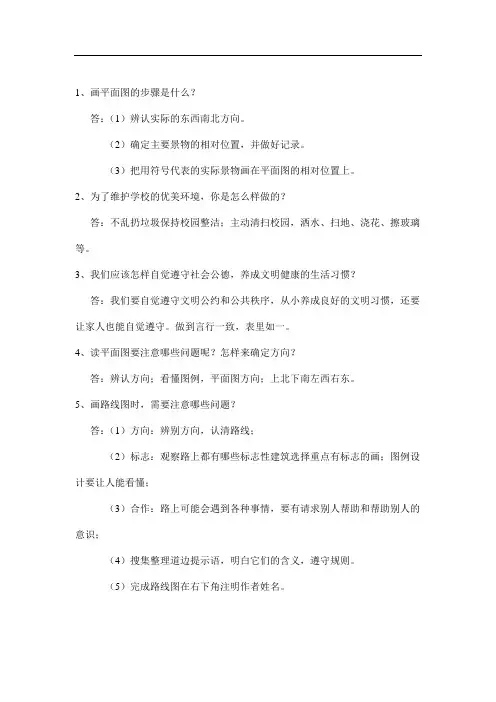 画平面图的步骤是什么