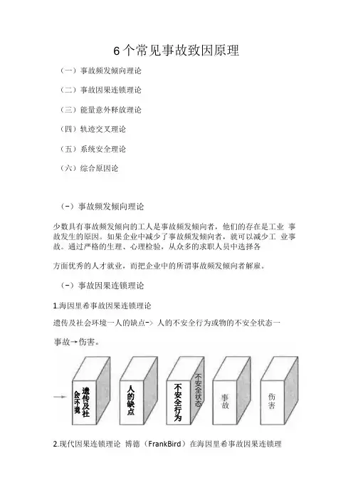 6个常见事故致因原理