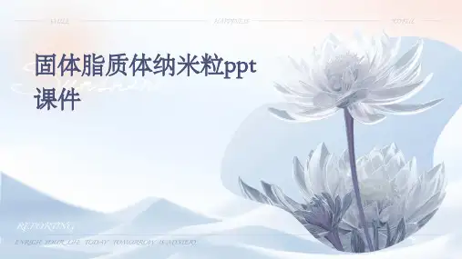 固体脂质体纳米粒PPT课件