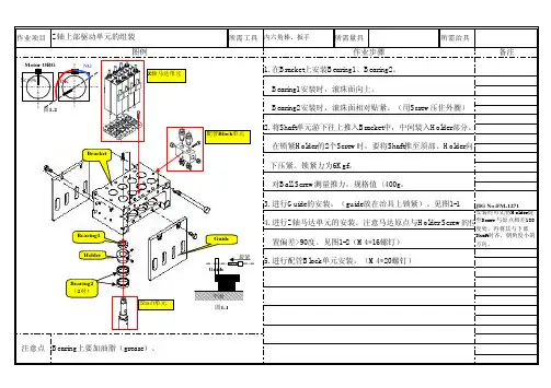 CM402 机械调整2
