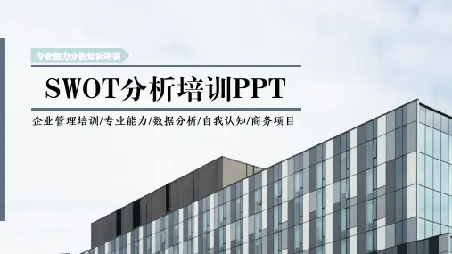 SWOT分析培训PPT