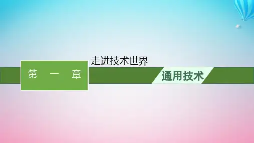 2024高考通用技术基础知识复习必修1第1章走进技术世界课件