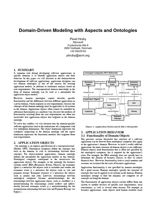 (Hruby) Domain-Driven Modeling with Aspects and Ontologies
