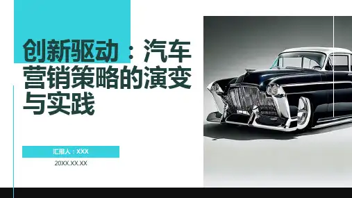 汽车营销ppt课件模板