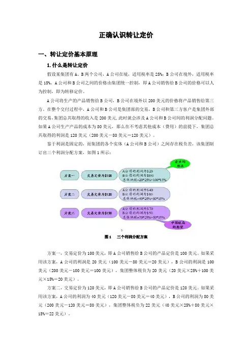 正确认识转让定价