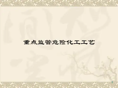 重点监管危险工艺培训