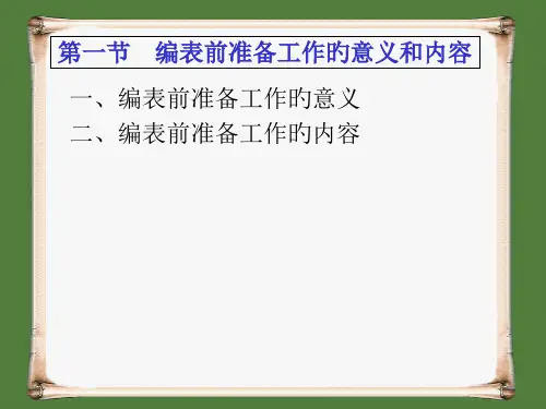 第八章-编制报表前的准备工作