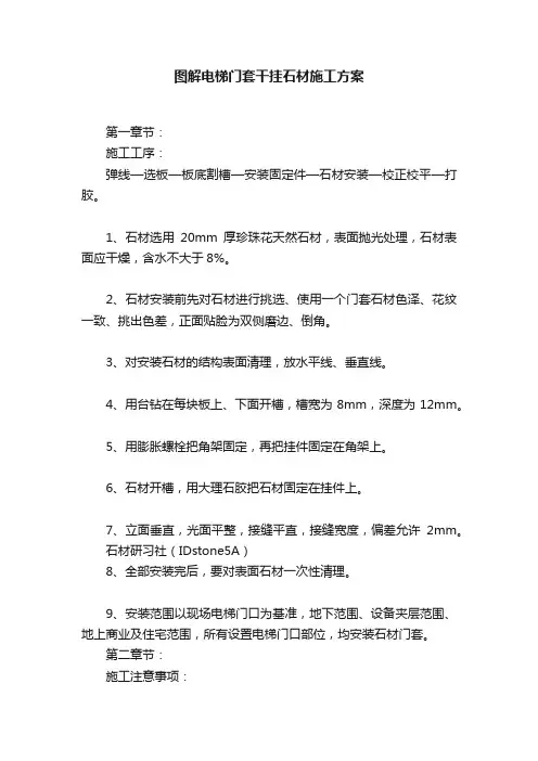 图解电梯门套干挂石材施工方案