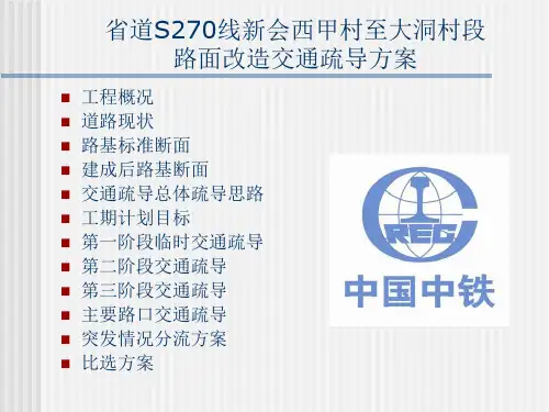 交通疏导方案