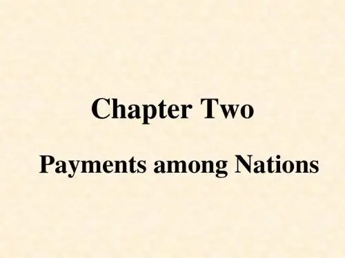 国际金融Chapter Two