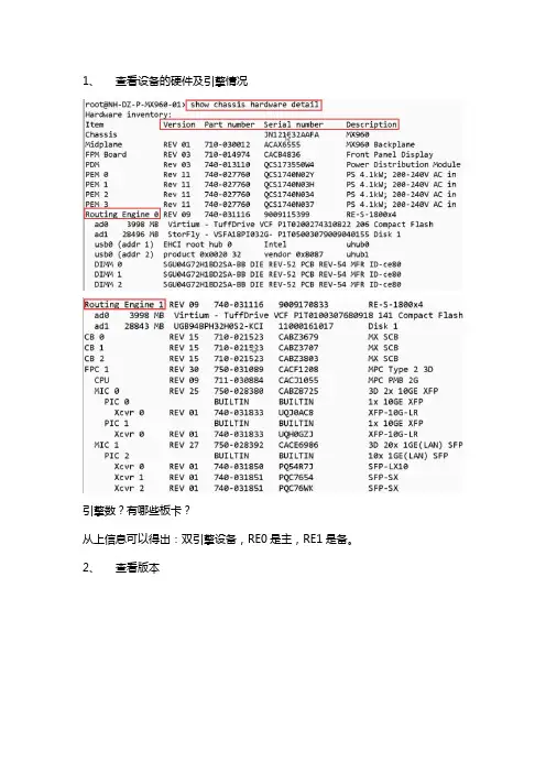 Juniper基础配置命令