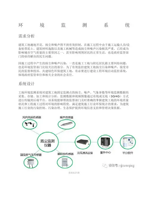 工地环境监测系统——智慧工地解决方案