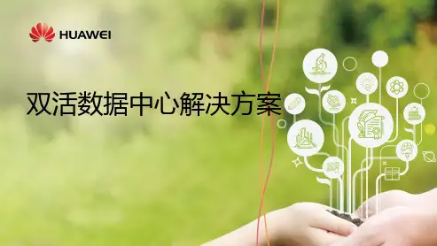 华为双活数据中心解决方案