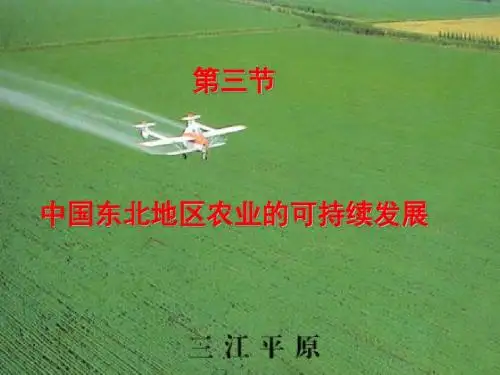 地理必修Ⅲ中图版2.3中国东北地区农业的可持续发展第一课时课件(30张)