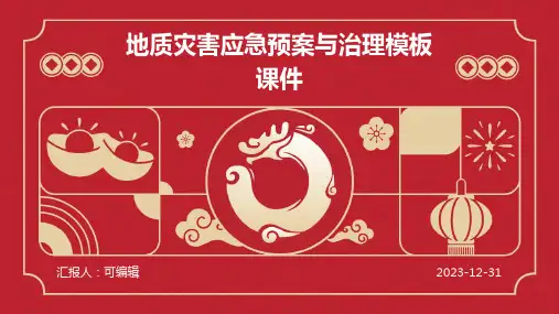 地质灾害应急预案与治理模板课件