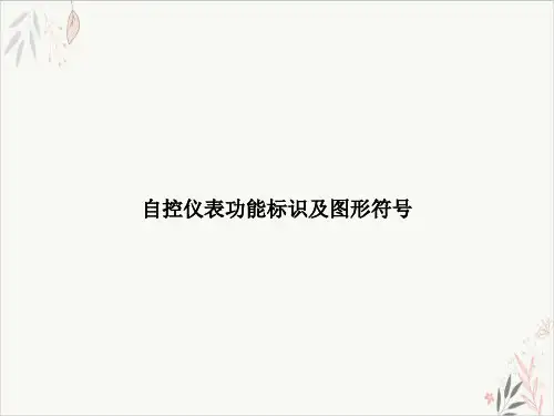 自控仪表功能标识及图形符号PPT.