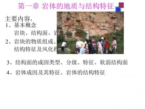第一章岩体的结构特征