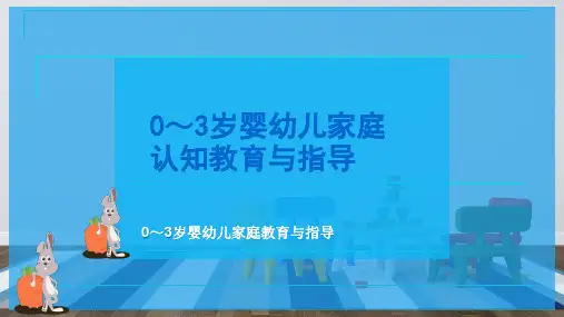 0～3岁婴幼儿家庭认知教育与指导