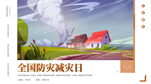 全国防灾减灾日安全教育主题班会PPT模板