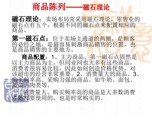 磁石理论-陈列原则