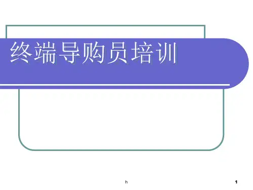 《终端导购员培训》PPT课件