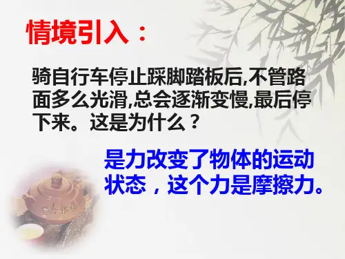 8.3摩擦力ppt课件.ppt