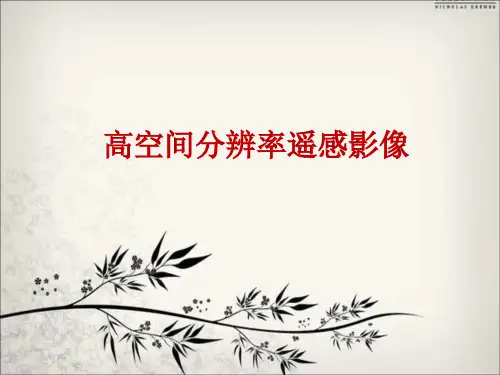 高空间分辨率遥感影像的解译
